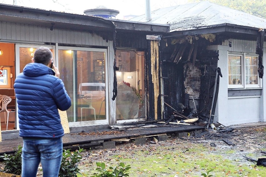 Pożar w kawiarni Biancafe w Szczecinie. Wstępne ustalenia: To było podpalenie. Policja szuka sprawcy 