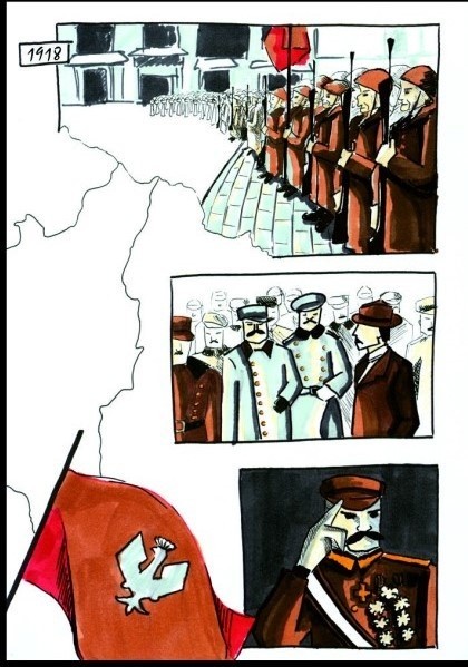 Niepodległość pokazana w komiksie uczennicy ze Szczecina. Zobacz nagrodzoną pracę