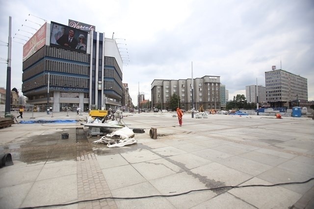 Plac Teatralny jest prawie gotowy. Tę część katowickiego...