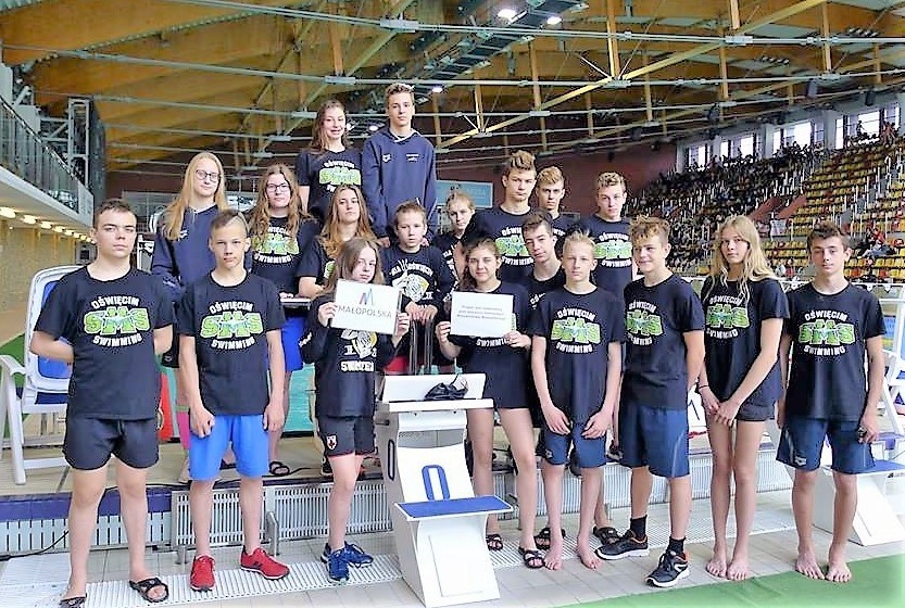 Pływanie. Kilka finałów Unii Oświęcim i jeden medal dla SMS w mistrzostwach Polski 14-latków [ZDJĘCIA]