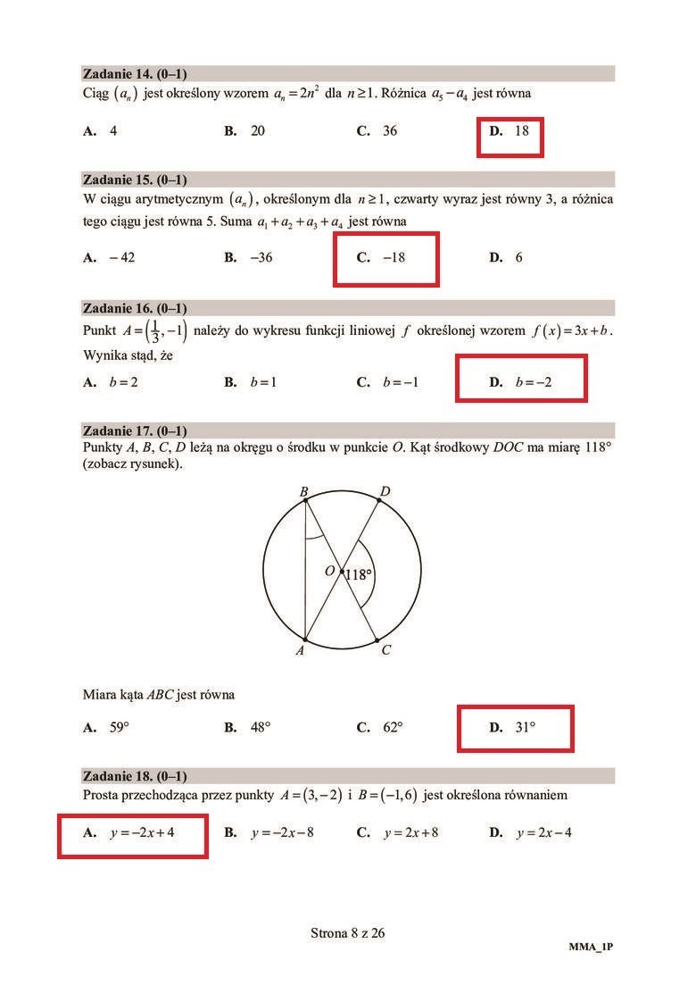 MATURA 2020 matematyka. ARKUSZ I ROZWIĄZANIA. Jakie były zadania na egzaminie z matematyki na poziomie podstawowym? WYNIKI TESTU