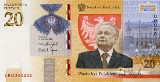 Banknot „Lech Kaczyński. Warto być Polakiem” najlepszym banknotem kolekcjonerskim roku 2021