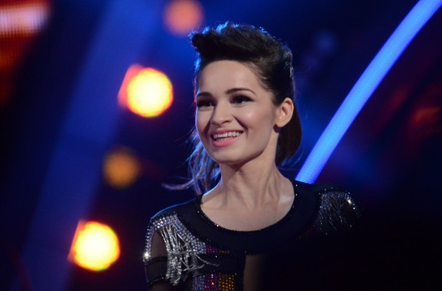 Ewelina Lisowska podczas występu w programie "Dancing with the Stars. Taniec z gwiazdami" (11.10.2015, Warszawa).