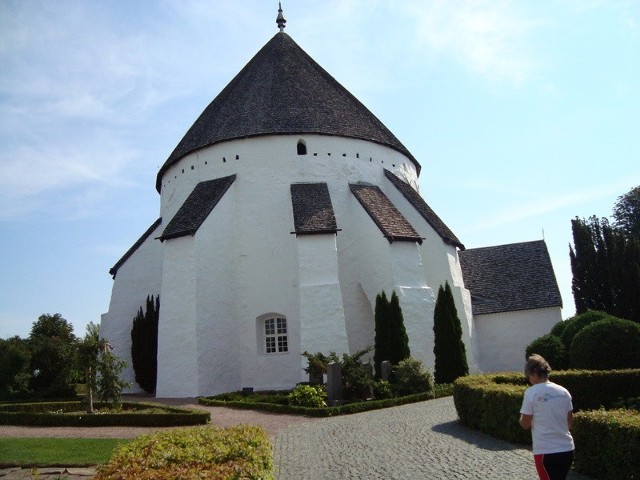 Bornholm, kościół rotundowy.