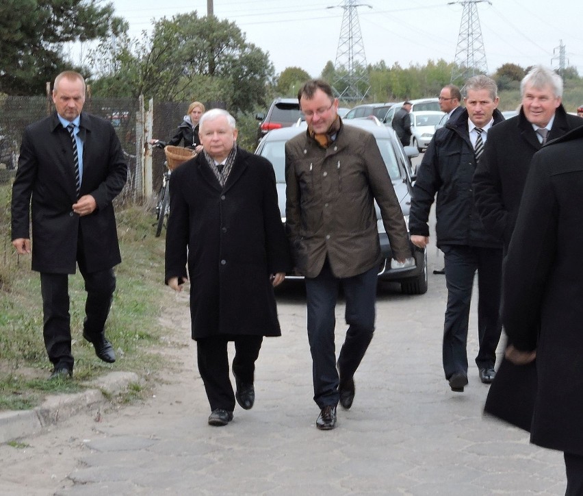 Jarosław Kaczyński w Ostrołęce: Tutaj powinna kończyć się budowa elektrowni (ZDJĘCIA, WIDEO)