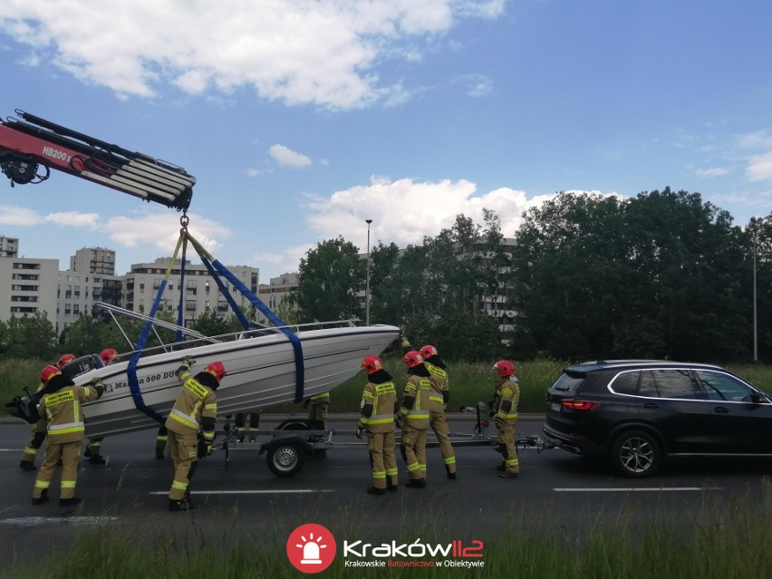 Wypadek na Stella-Sawickiego w Krakowie