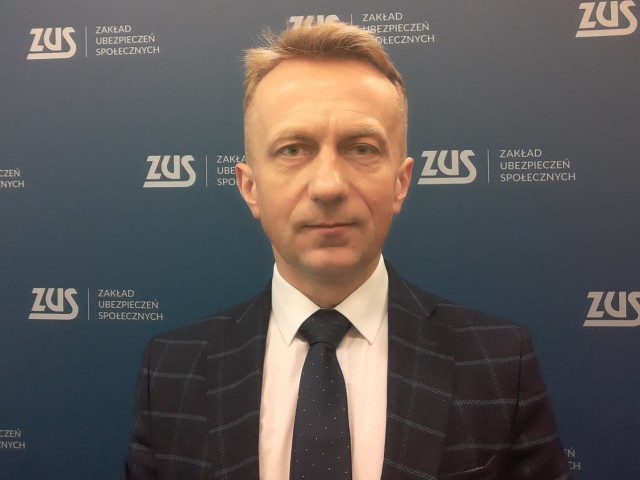 Paweł Szkalej, rzecznik prasowy kieleckiego oddziału ZUS
