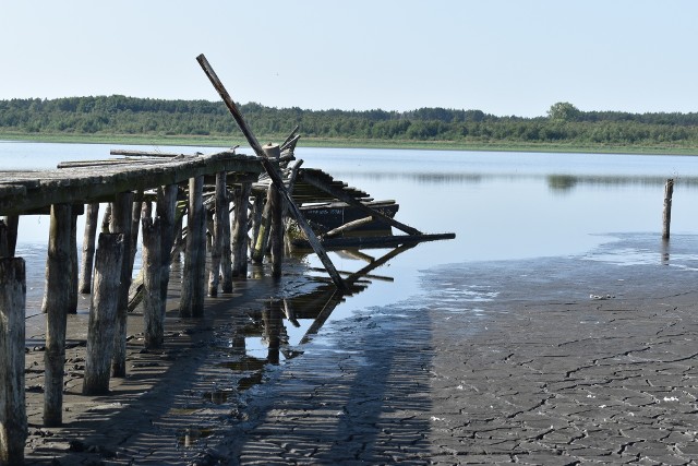Jezioro Jańsko koło Strużki przechodzi do historii. Woda prawie całkowicie zniknęła. A kiedyś był tam ośrodek wypoczynkowy...