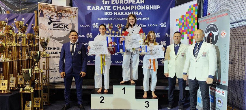 Sukces zawodników Tarnobrzeskiego Klubu Oyama Karate na I Mistrzostwach Europy Karate Kyokushin IKO Nakamura. Zobaczcie zdjęcia