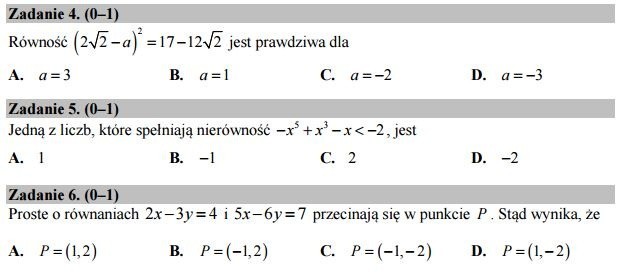 Matura 2016: Matematyka poziom podstawowy [ODPOWIEDZI, ARKUSZ CKE]