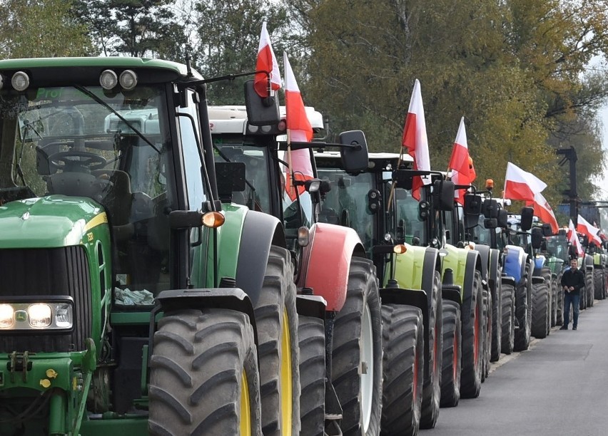 Rolnicy z gmin Oświęcim, Zator i Kęty blokowali drogę...