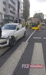 Katowice. Wypadek na skrzyżowaniu ulic Dygacza i Granicznej. 4 osoby poszkodowane
