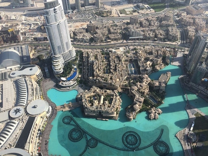 Widok ze 124 piętra Burj Khalifa