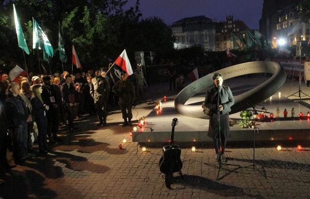 Marsz pamięci rotmistrza Pileckiego we Wrocławiu - 25.05.2016