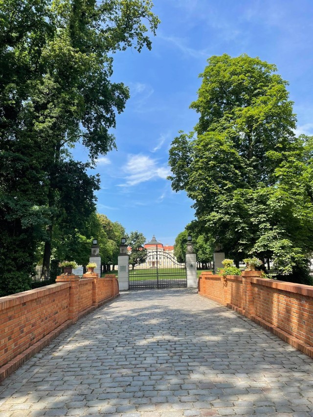 Pałac w Rogalinie, dawna posiadłość Raczyńskich, dziś oddział Muzeum Narodowego w Poznaniu, pomnik historii