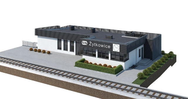 Tak będzie wyglądał nowy dworzec kolejowy na stacji Żytkowice.