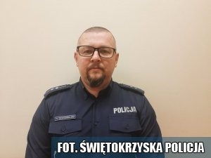 Aspirant Rafał Dobrowolski- kierownik Rewiru Dzielnicowych...