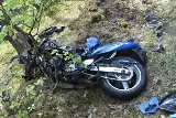 Wypadek w Nowym Bosewie. Zderzenie osobówki i motocykla. Motocyklista w ciężkim stanie trafił do szpitala 27.04.2024