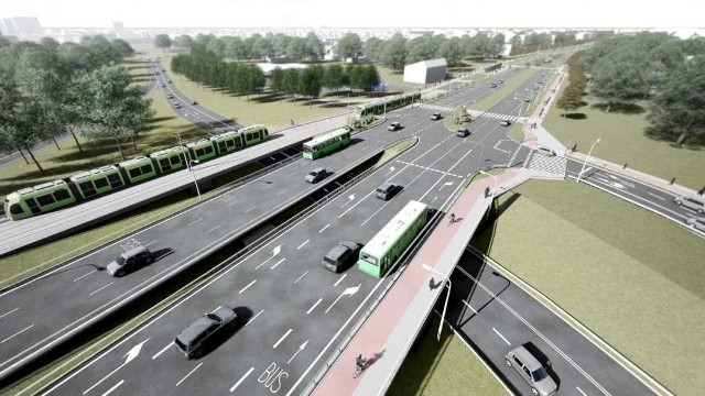 Po zakończeniu realizacji całej trasy tramwajowej na Naramowice, tramwaj mógłby pojechać nie tylko Szelągowską i dalej Garabarami, ale także Szelągowską, mostem winogradzkim na Zawady