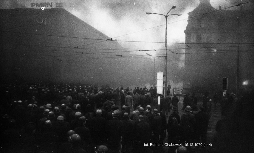 Zdjęcie wykonane z istniejącej wówczas budki zwrotniczego na...