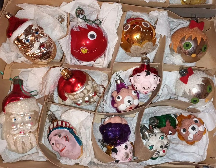 Świąteczne dekoracje rodem z PRL-u. Bałwanki, muchomorki i szyszki. Czy pamiętasz te ozdoby sprzed lat?