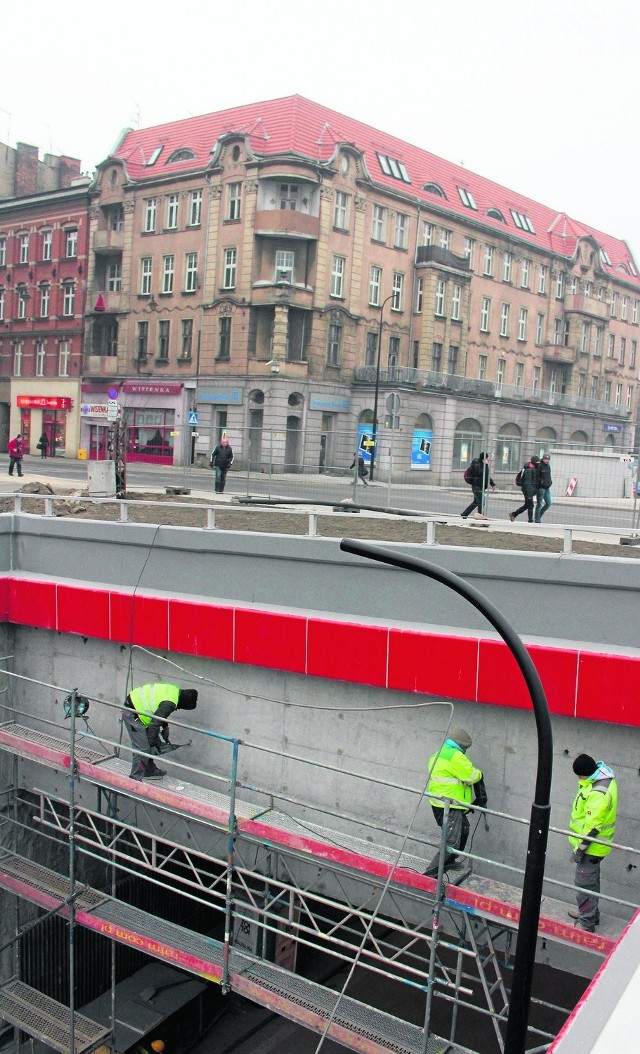 Tunel średnicówki biegnie pod ulicami Zwycięstwa (na zdjęciu) i Dworcową w centrum Gliwic. Jest dwukomorowy