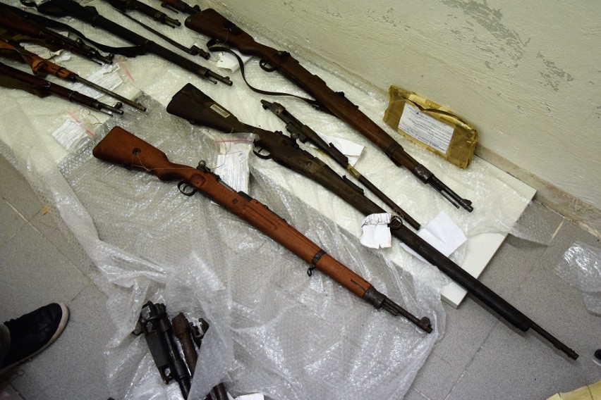 Część kolekcji broni, która trafiła do Muzeum Narodowego...
