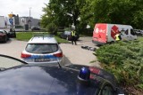 Wypadek przy budynku "energetyki" w Toruniu: policja szuka świadków tragedii na placu Skarbka 