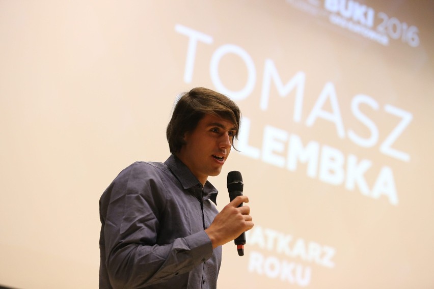 Tomasz Kalembka, uznany za najlepszego siatkarza GKS...