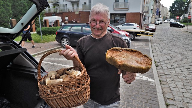 Nasz Czytelnik Jerzy Nejman z Koszalina we wtorek rano postanowił ruszyć na poszukiwanie prawdziwków.