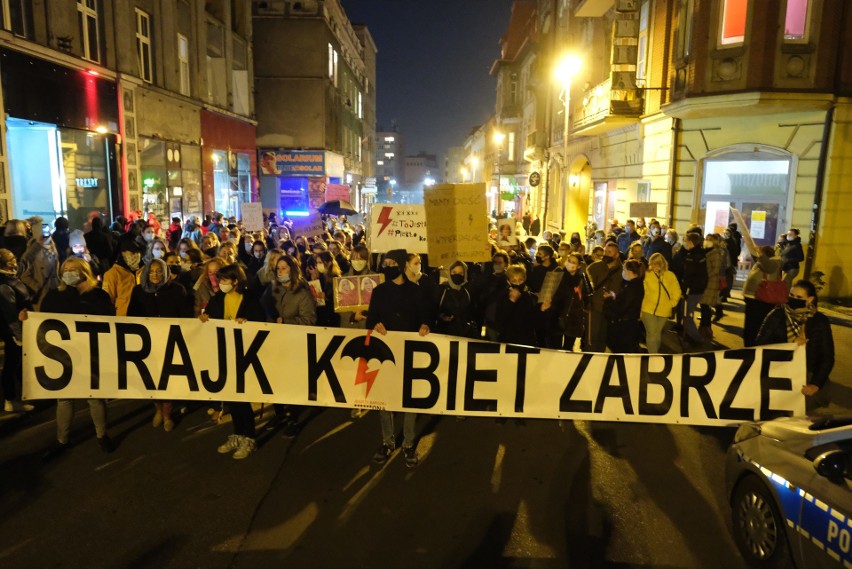 Strajk Kobiet w Zabrzu, czyli Zabrzański spacer z siostrami...