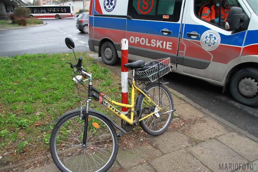 Potrącenie rowerzysty w Opolu.