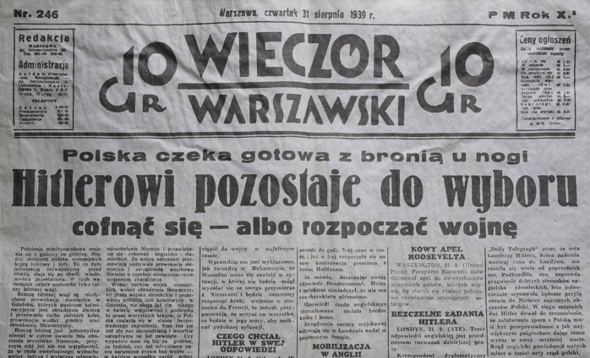Wielkie tytuły na pierwszych stronach polskich gazet z...