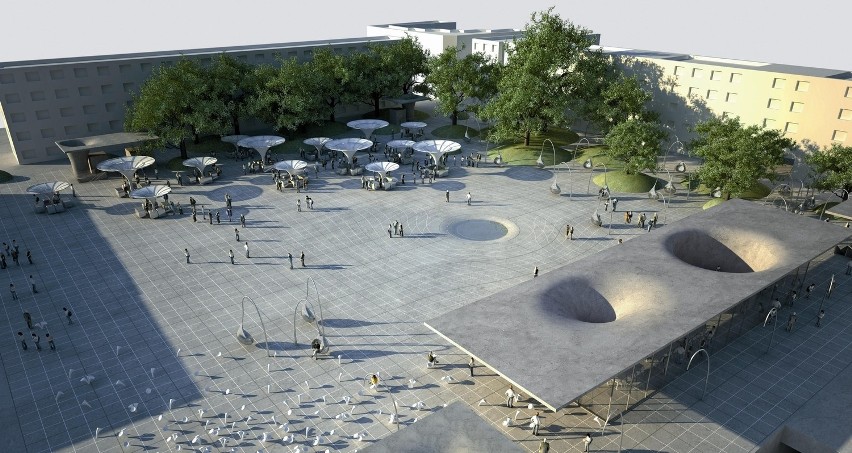 Dziś Nowy Targ to brzydki, betonowy plac. A mógł wyglądać...