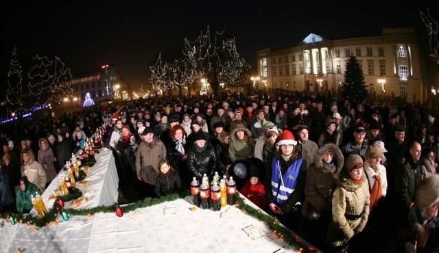 Na miejską Wigilię przyszły setki radomian.