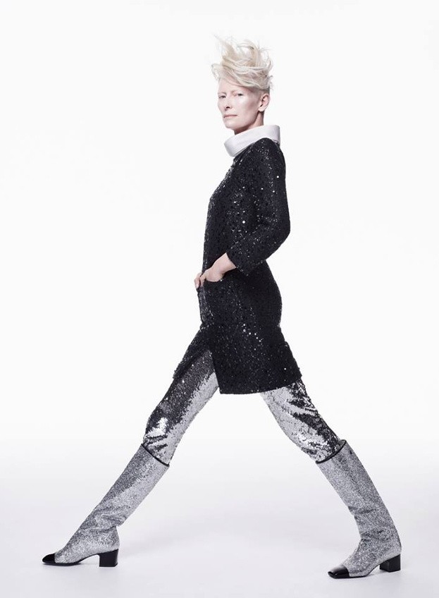 Tilda Swinton w ekscentrycznej sesji dla koreańskiego Vogue...