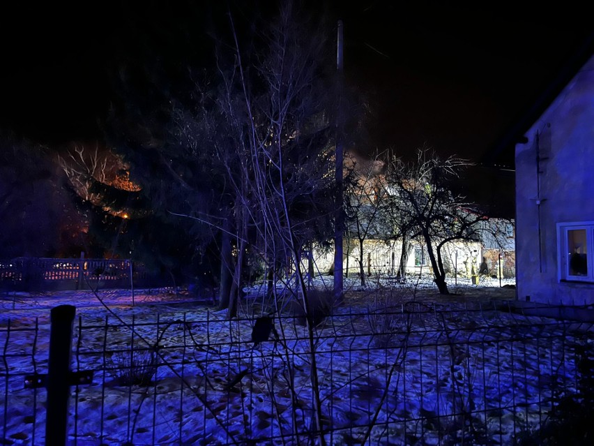 Pożar domu jednorodzinnego w Kolnicy.