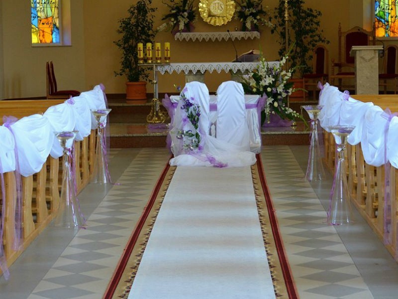 - Ostatnio dekorowałam kościół na ślub i   wykorzystałam...