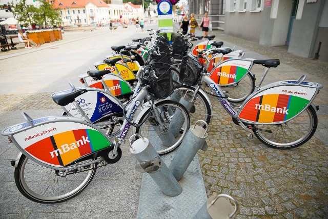 Miejskie rowery są w Białymstoku od 2014 roku.