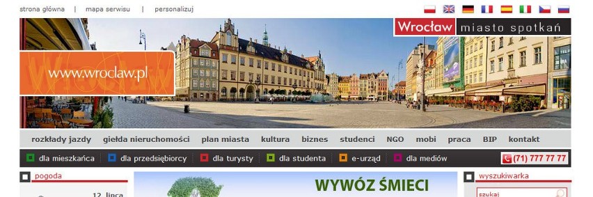 Portal miejski wroclaw.pl wykorzystywany do walki politycznej? PO chce wyjaśnień od prezydenta