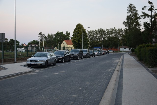 Po remoncie ulicy Zielonej w Ustce zmalała liczba miejsc parkingowych