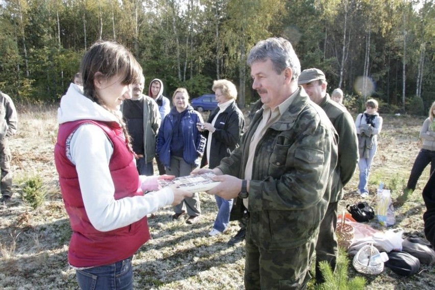 Mistrzostwa w zbieraniu grzybów w lasach kolo Kleszczel