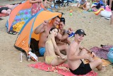 Świętokrzyska Ibiza znów oblężona. Tłumy na plaży i na deptaku w Sielpi. Zobacz zdjęcia