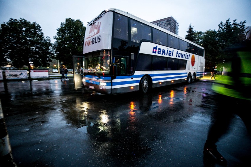 Stary dworzec autobusowy przy ul. Skargi w Katowicach...