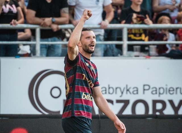 Alexander Gorgon - jeden z bohaterów Pogoni Szczecin w meczu z Koroną Kielce.