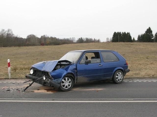 Dzisiaj około godziny 15 doszło do wypadku w Wołczy Małej na drodze krajowej nr 20.