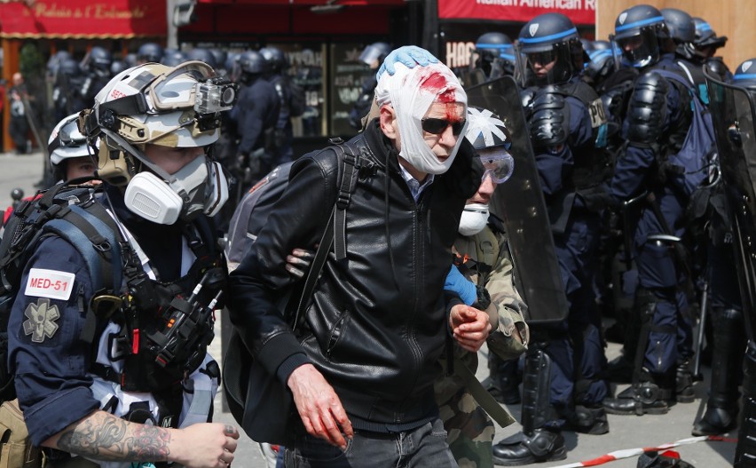 Francja: Manifestacje 1 maja i zamieszki w Paryżu