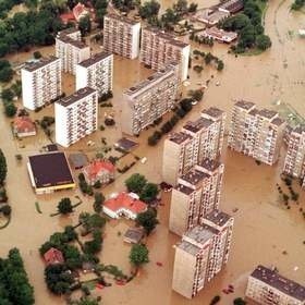 W 1997 powódź wyrządziła w Nysie wielkie straty.