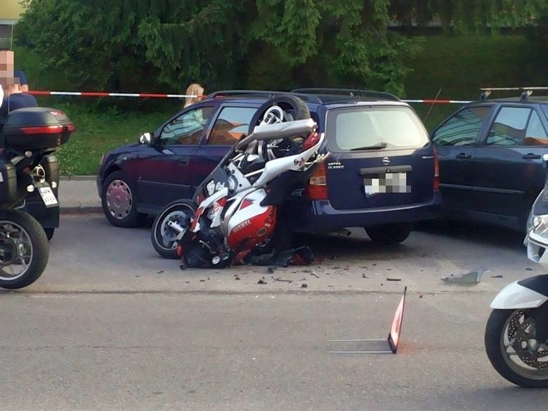 Wypadek śmiertelny motocyklisty. Sąd: 20-latka zabiła prędkość (zdjęcia)