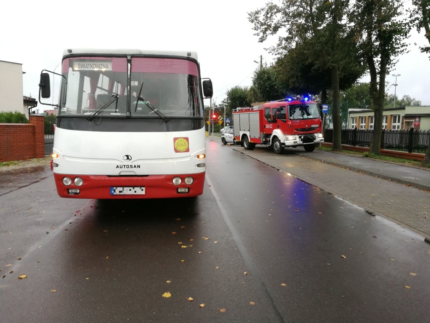 Do wypadku doszło przy szkole w Cypriance, powiat...